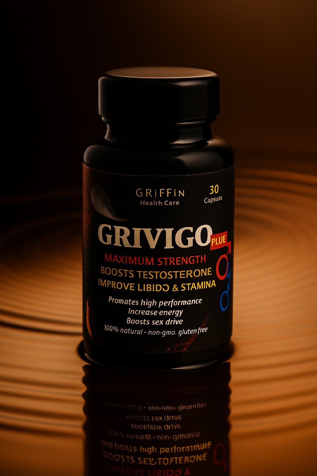 GRIVIGO PLUS - Maximum Strength Testosterone Booster (30 Capsules)