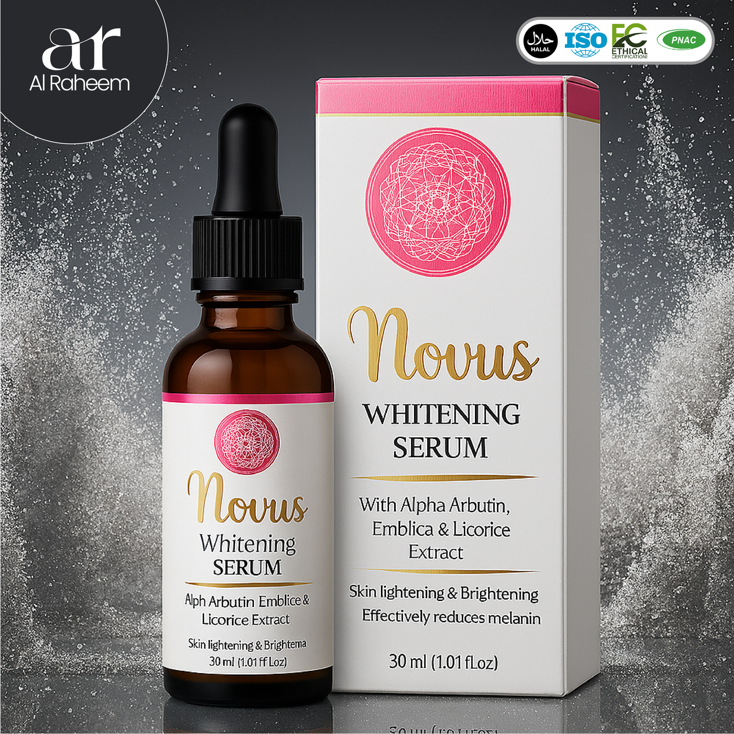 All in 1 Bundle of 3 Serums | Whitening Serum | Acne Serum | Vitamin C Serum